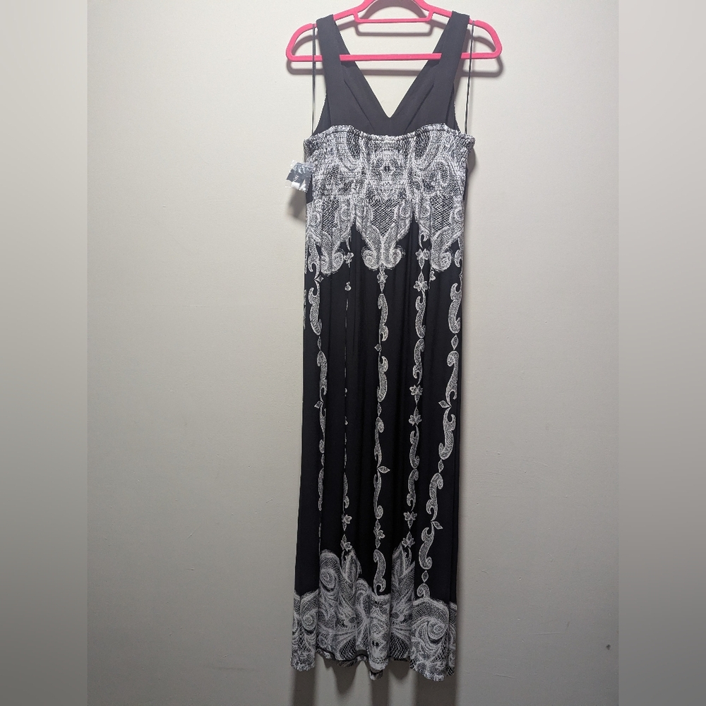 Style & Co. Black and White Maxi Dress - Picture 2 of 4